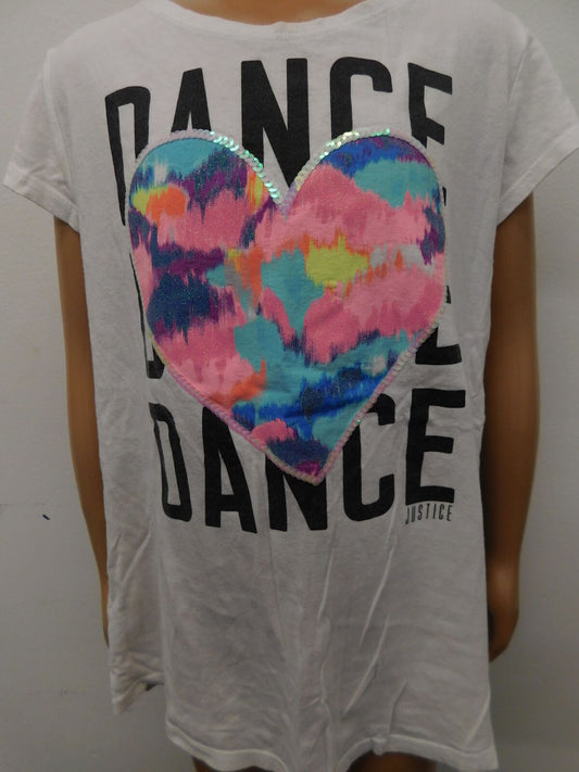 Pre-Owned T-Shirt Justice   Medium Child Neon  Jazz Tap