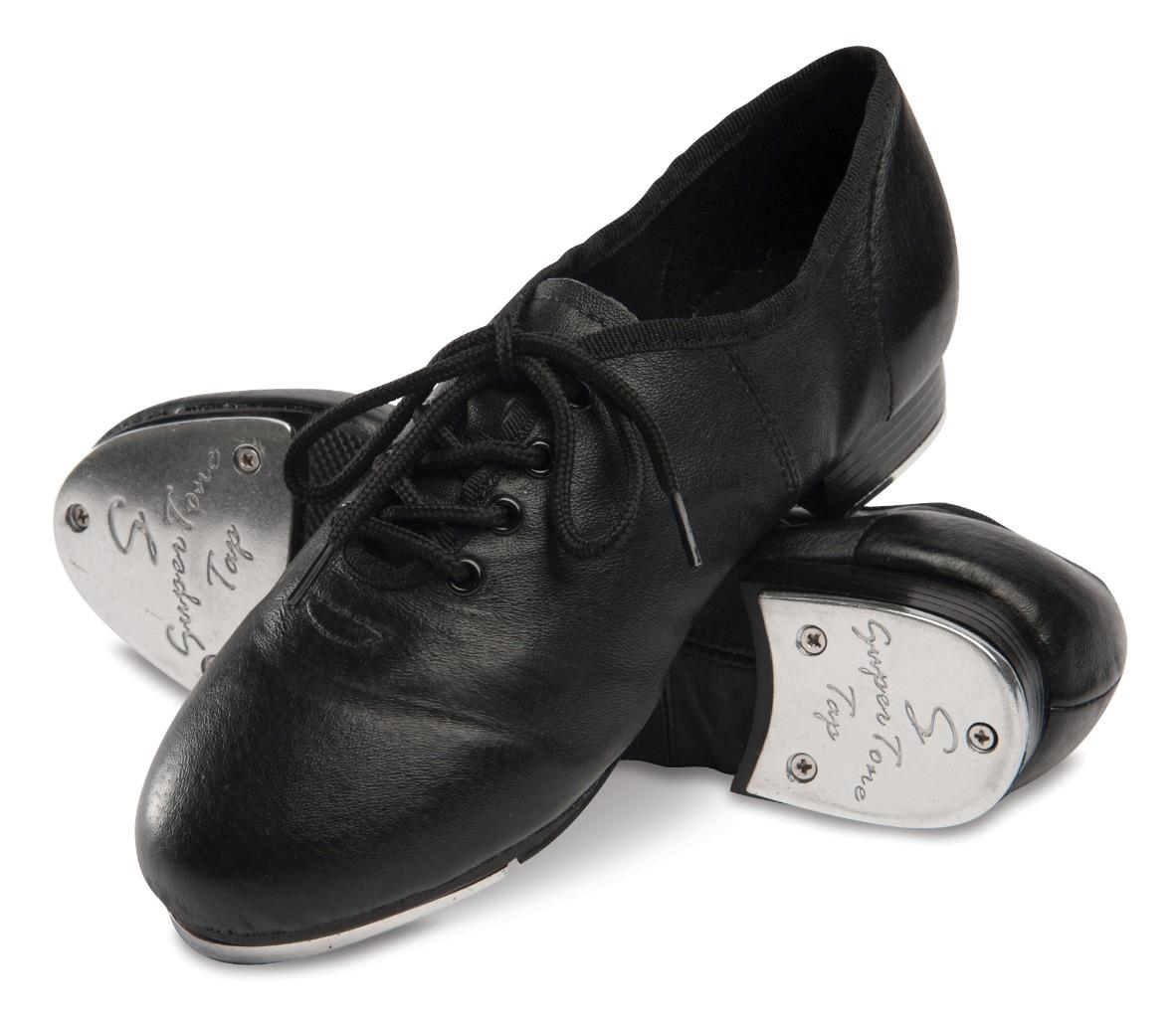 NEW Tap Shoes Danz N Motion Adult  Oxford Leather Lace Up Split Sole