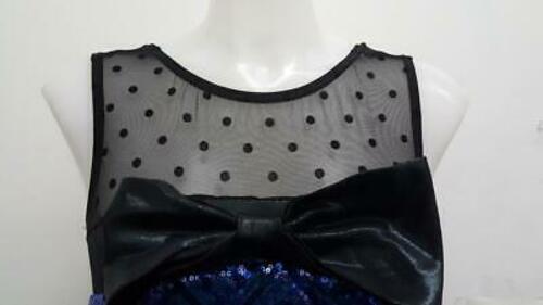 Pre-Owned Costume Curtain Call  J5311 Medium Child Royal Blue  Jazz