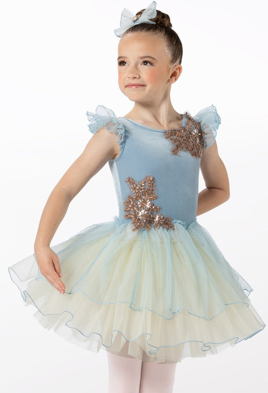Pre-Owned Costume Weissman  14680 Small Child Blue  Ballet Stones