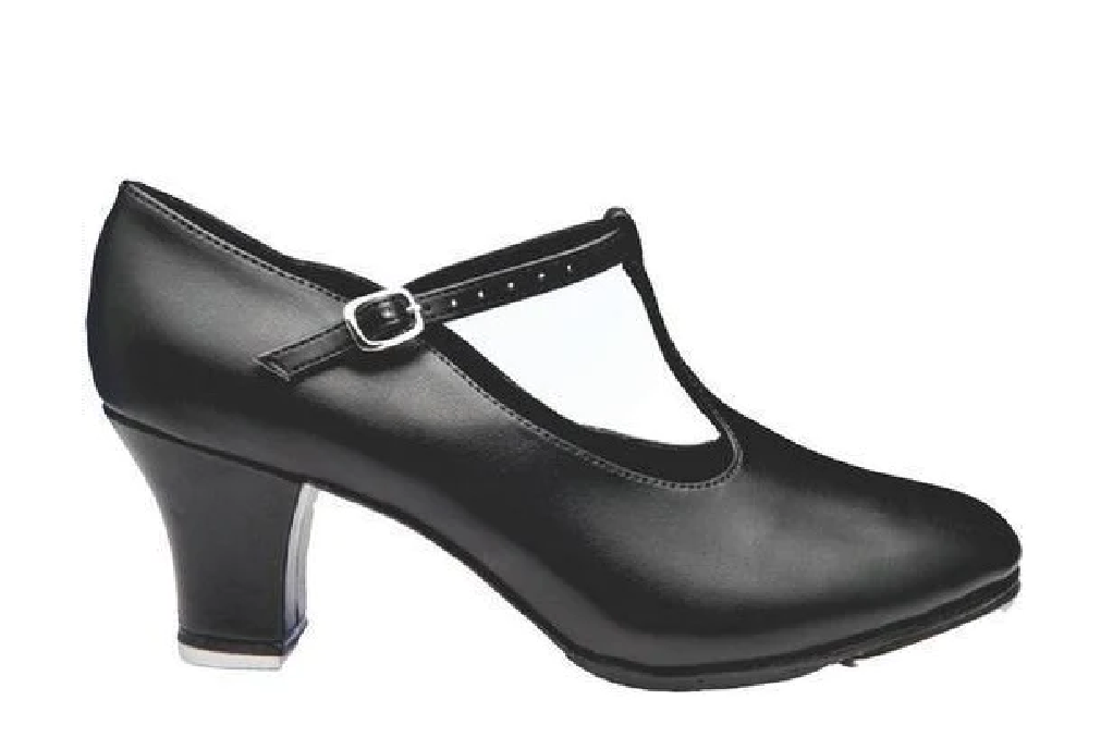 NEW Tap Shoes So Danca TA49 T-Strap 2" Caramel or Black