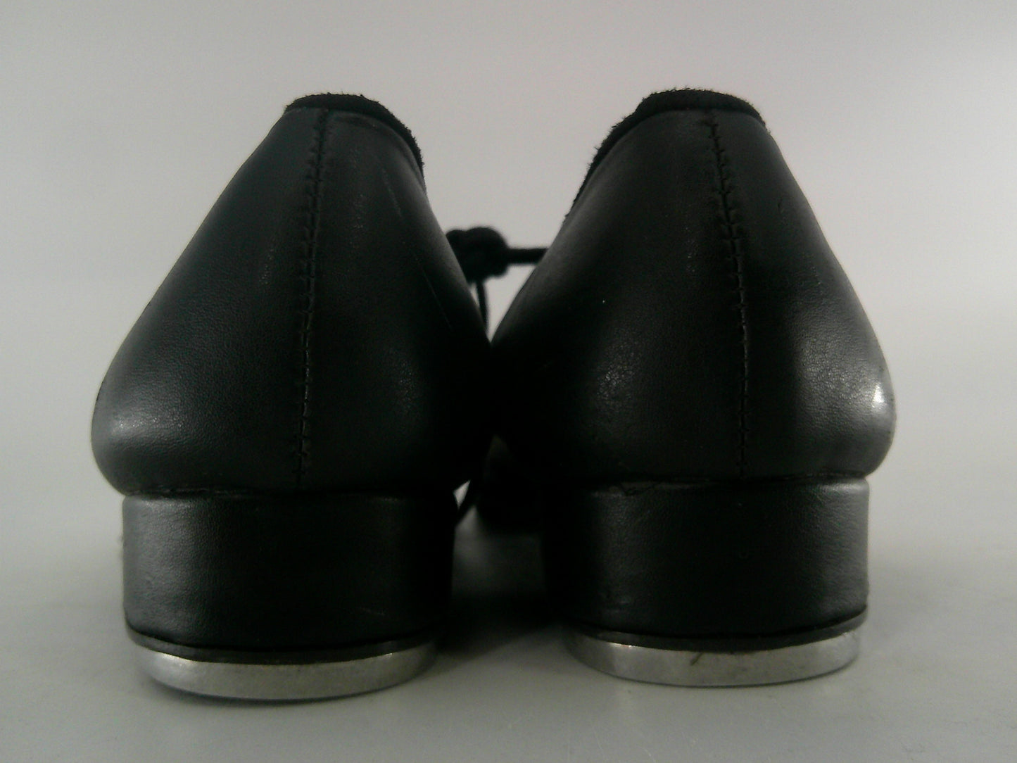 Pre-Owned Tap Shoes SoDanca Adult 9M Oxford Leather Lace Up Student