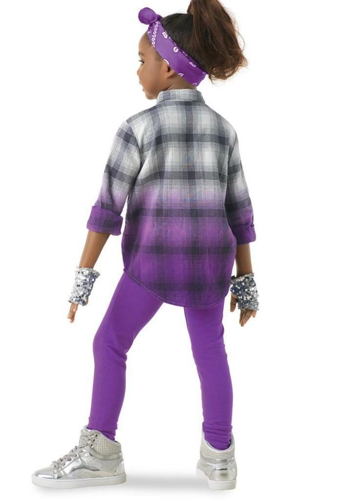 Pre-Owned Costume Weissman  10723 Small Adult Pink Jeggings Shirt Hip Hop Tap