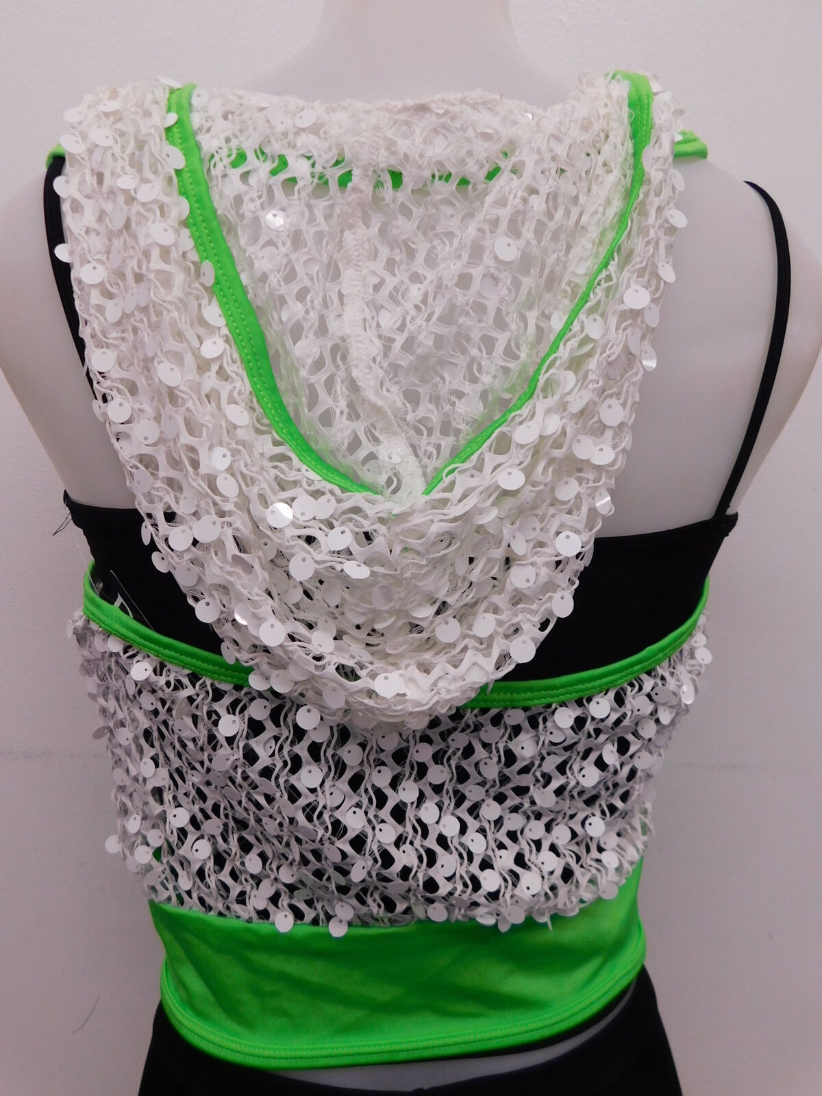 Pre-Owned Costume Curtain Call  J4808 XL Child Green  Jazz