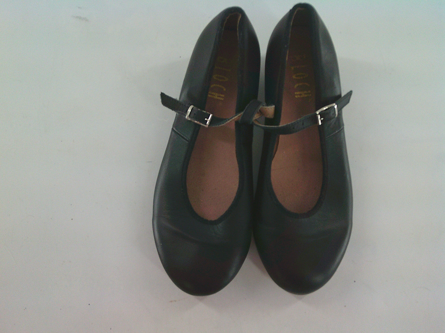 Pre-Owned Tap Shoes Bloch Adult 5.5M Mary Jane Leather Buckle