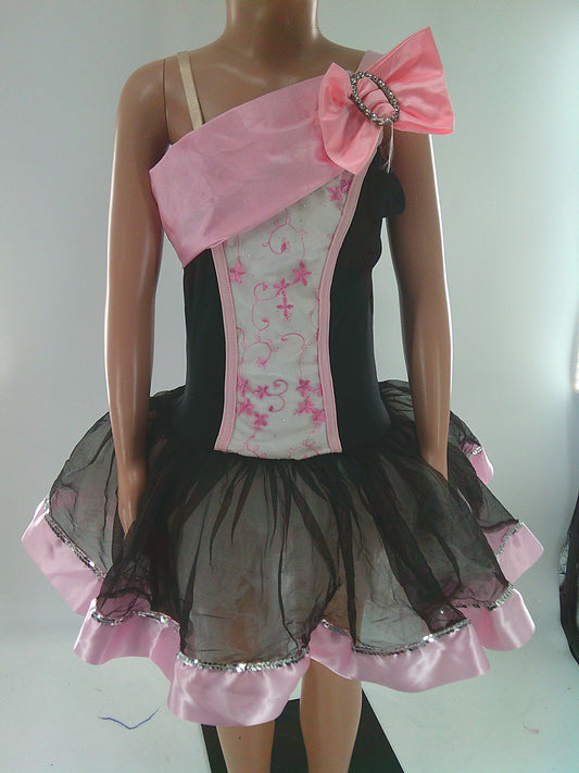 Pre-Owned Costume Weissman  5184 Medium Child Pink Tutu Ballet YAGP  Sequin