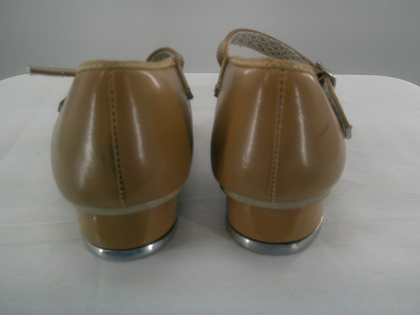 Pre-Owned Tap Shoes Revolution Kids 2M Mary Jane Leather Buckle Student