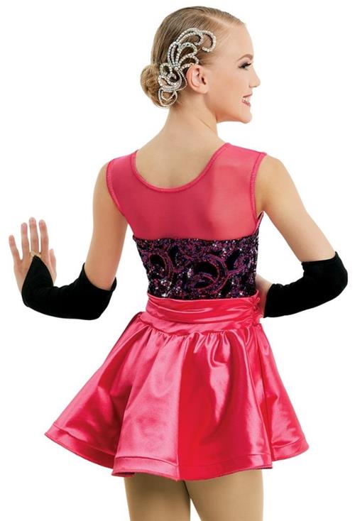 Pre-Owned Costume Weissman 10875 Small Adult Blue Jazz Sequin