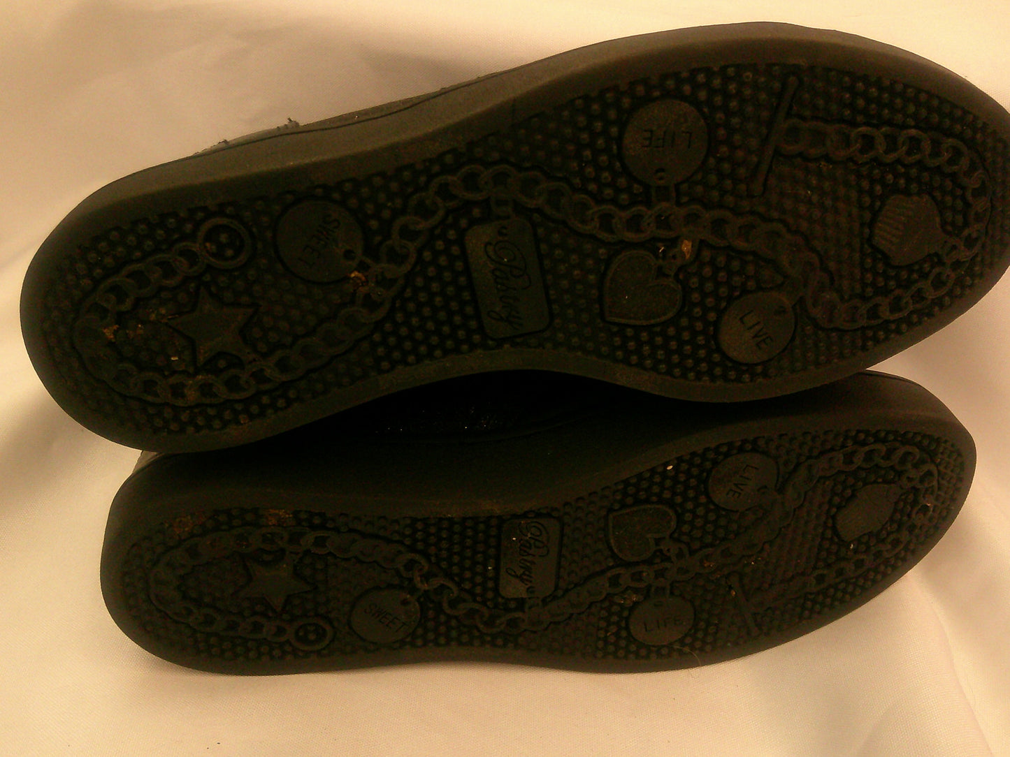 Pre-Owned  Shoes Pastry Adult 7M High Top Glitter Pleather Zipper