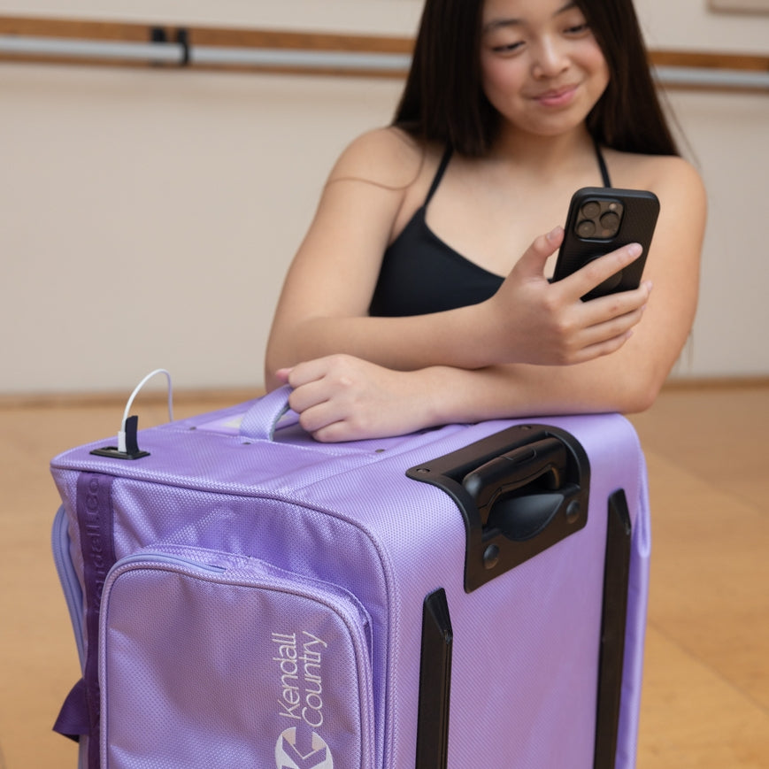 New Rolling Duffle with Garment Rack Kendall Country