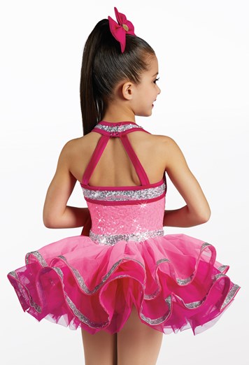 Pre-Owned Costume Weissman  12613 Intermediate Child Turquoise  Jazz