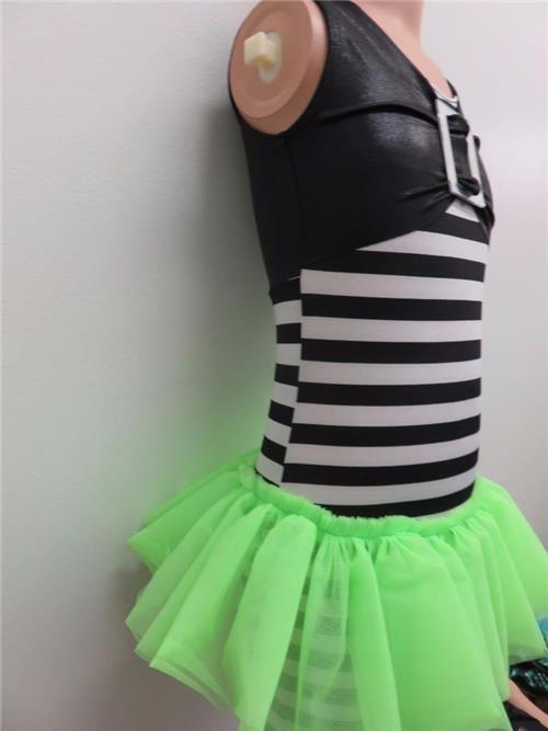 Pre-Owned Costume Weissman  5916 Medium Adult Lime Tutu Dress Hip Hop