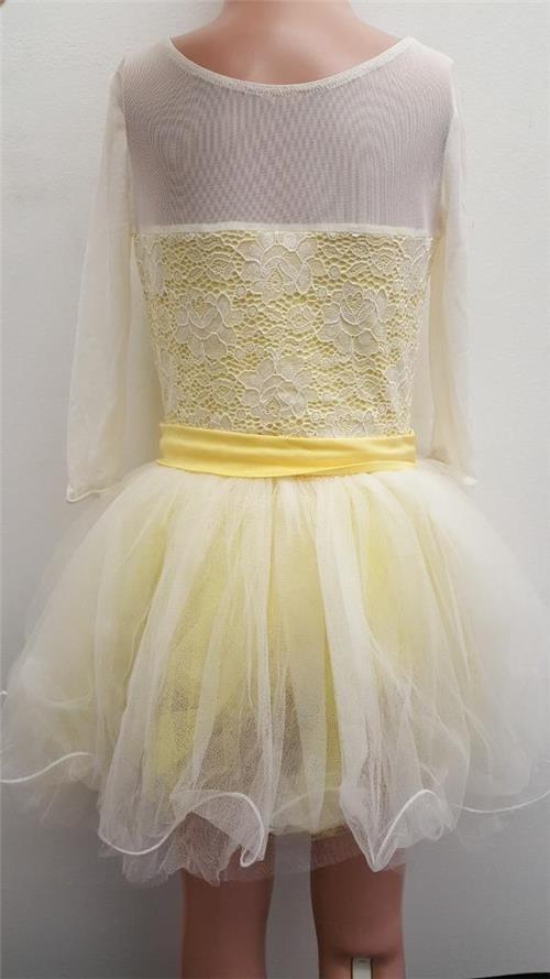 Pre-Owned Costume Curtain Call  R399 Large Child Yellow Tutu Dress Ballet