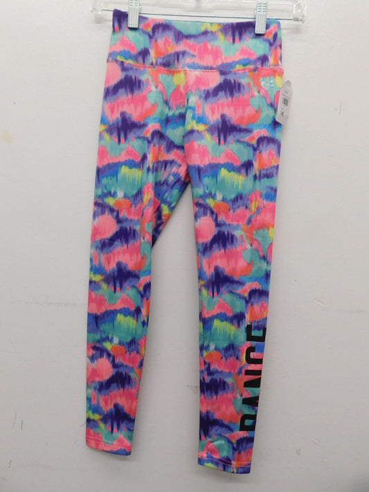 Pre-Owned Leggings Justice   Medium Child Pink  Jazz Tap