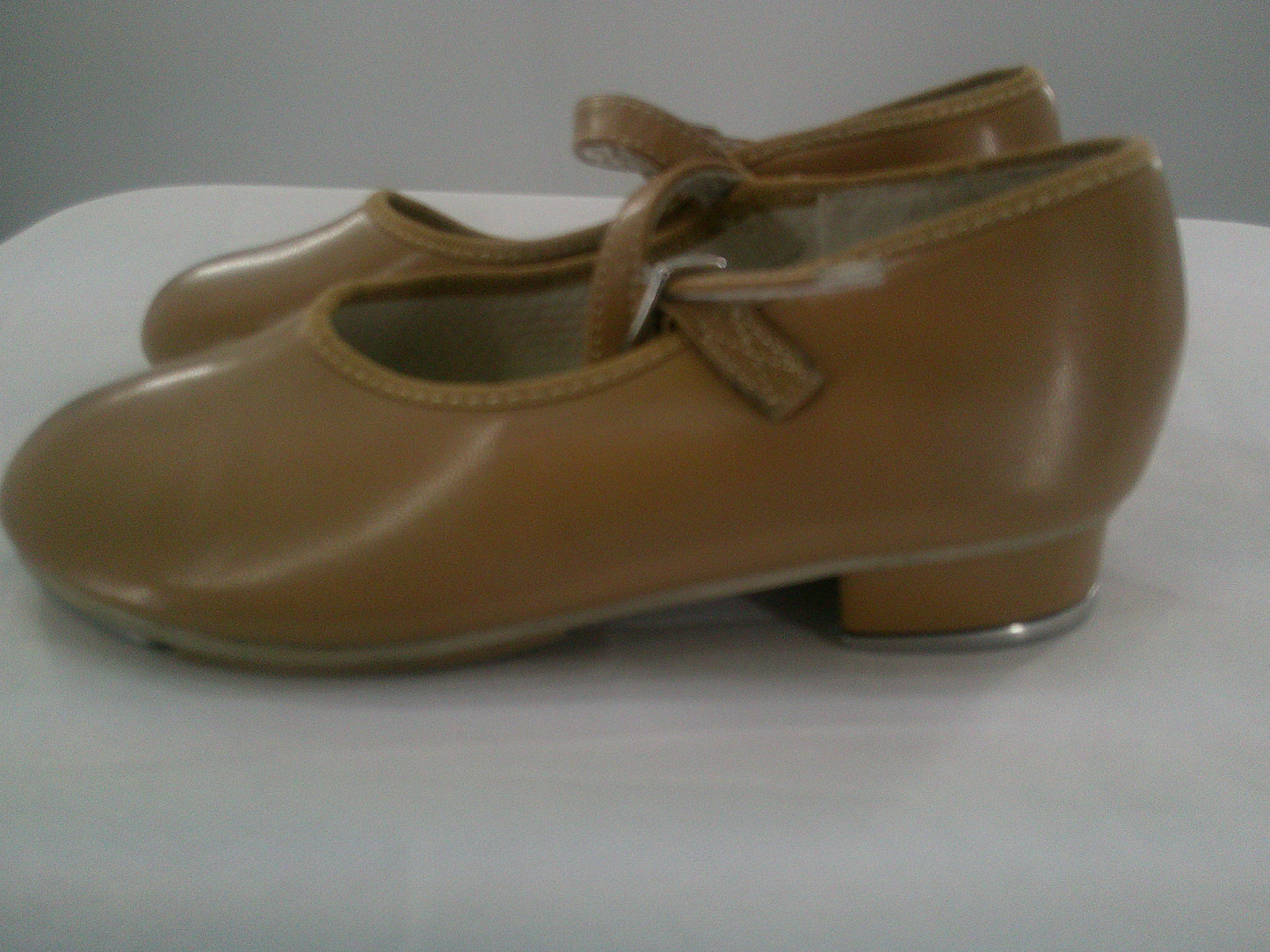 Pre-Owned Tap Shoes Revolution Kids 2M Mary Jane Leather Buckle Student