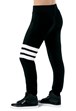 Pre-Owned Pants Urban Groove  AH9836 Medium Child White Black  Jazz Hip Hop