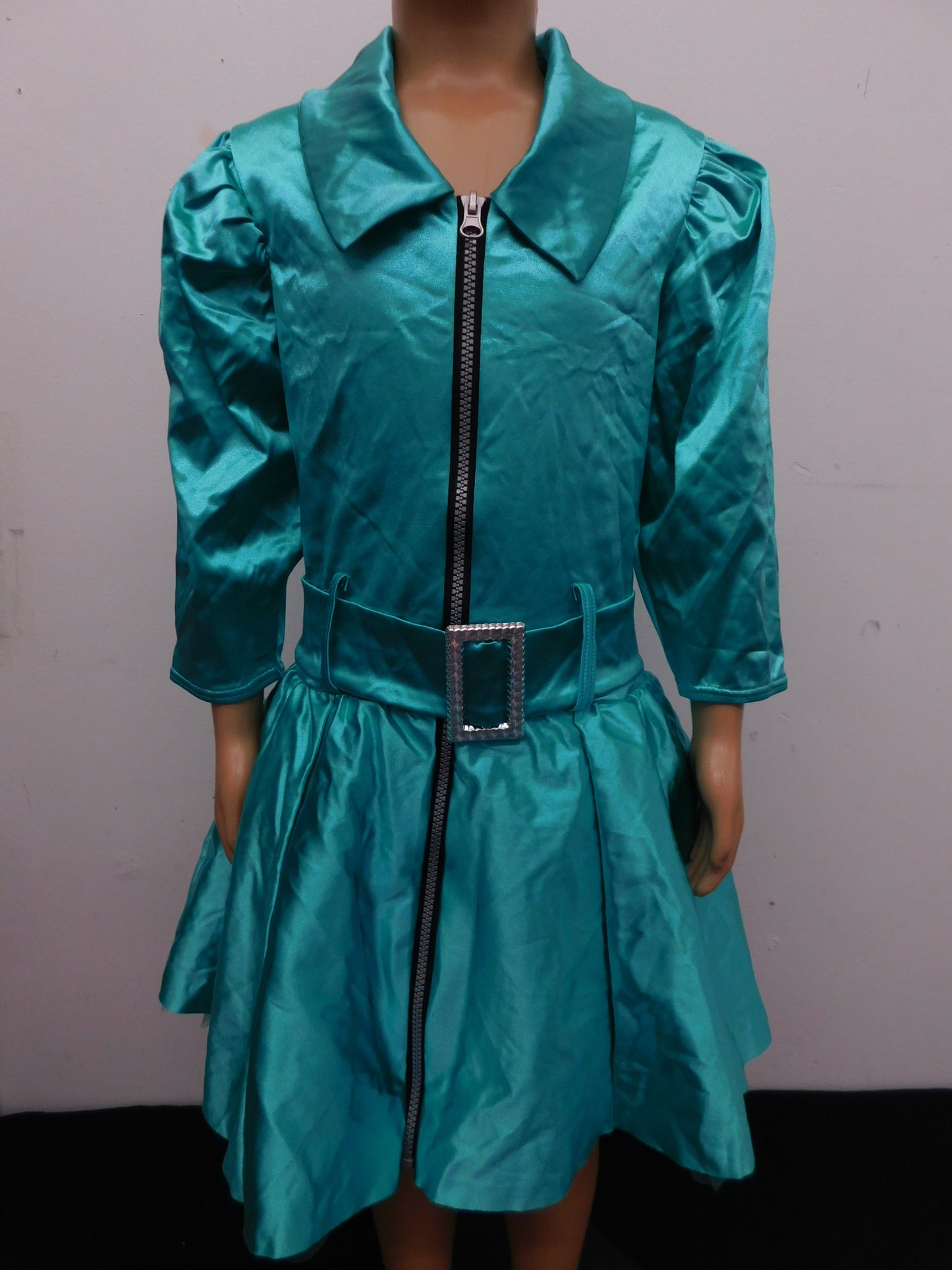 Pre-Owned Costume Weissman  9326 Small Adult Teal Dress Jazz