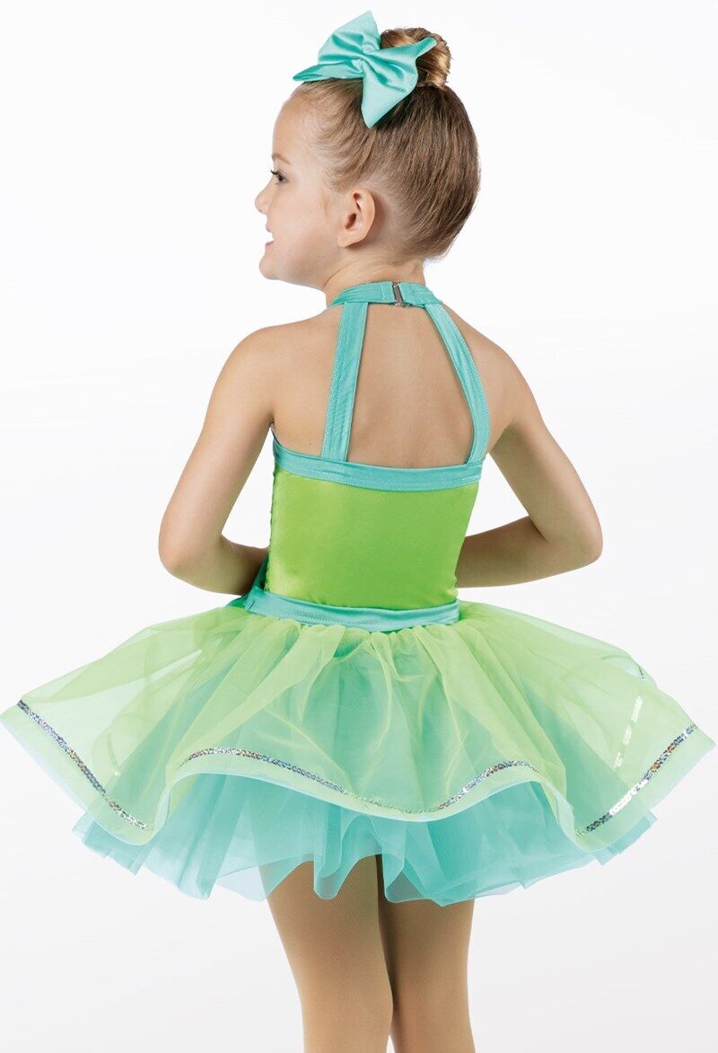 Pre-Owned Costume Weissman  13615 Small Child Pink Tutu Jazz Sequin