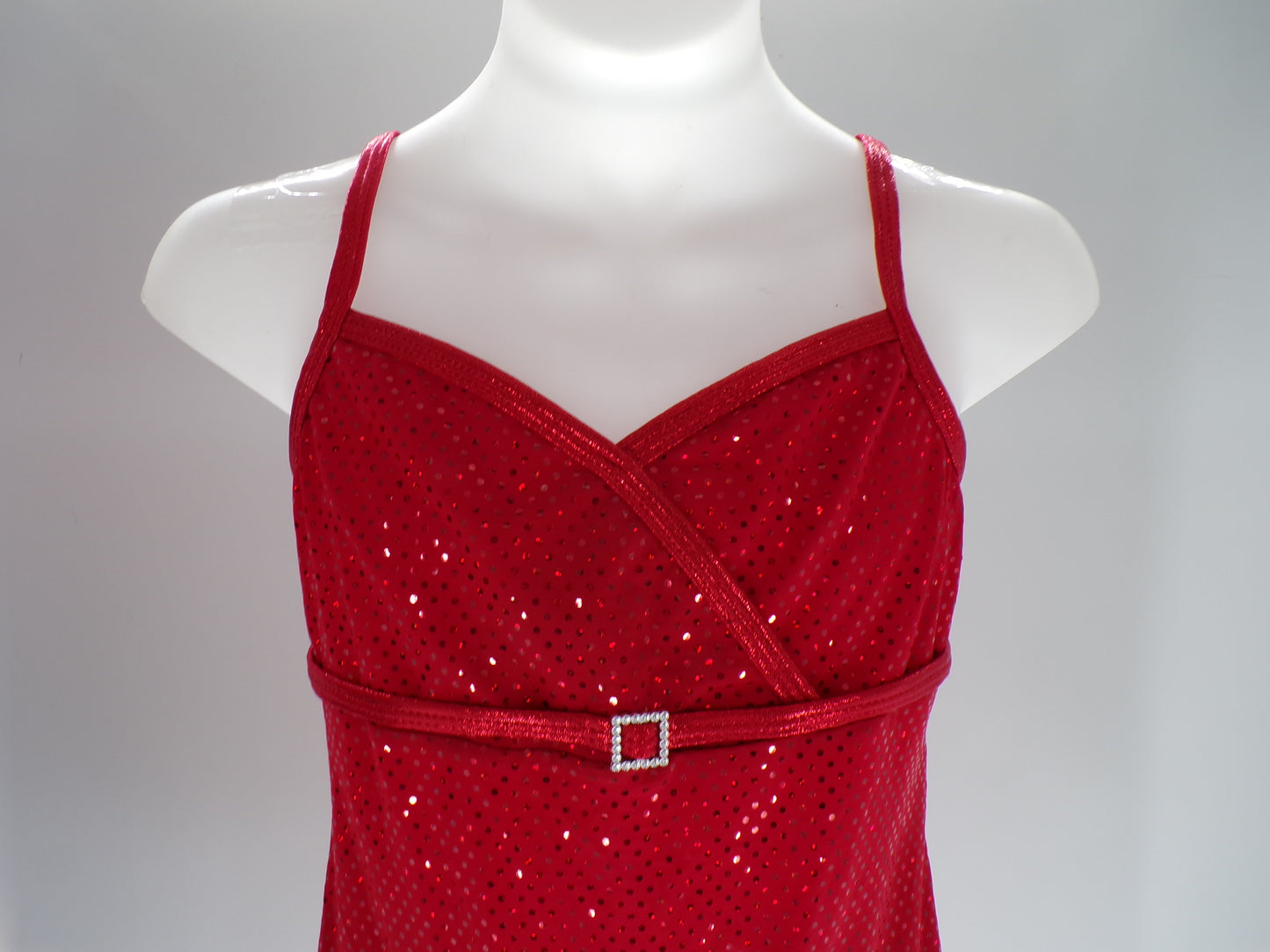 Pre-Owned Costume Curtain Call  E3457 Large Child Red  Jazz