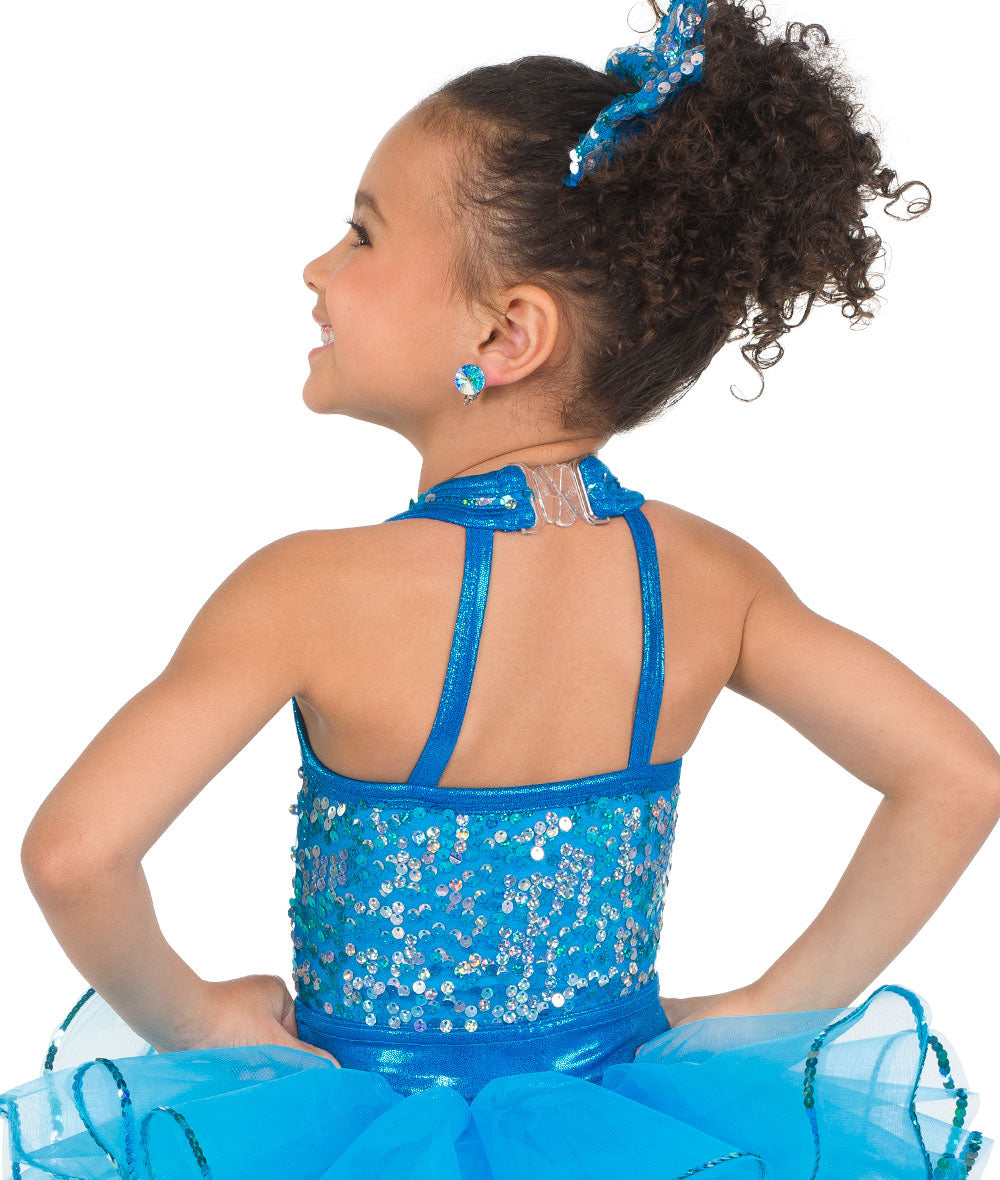 Pre-Owned Costume Small Child (Color) Purple A Wish Come True 769T Jazz Ballet Tutu Sequin