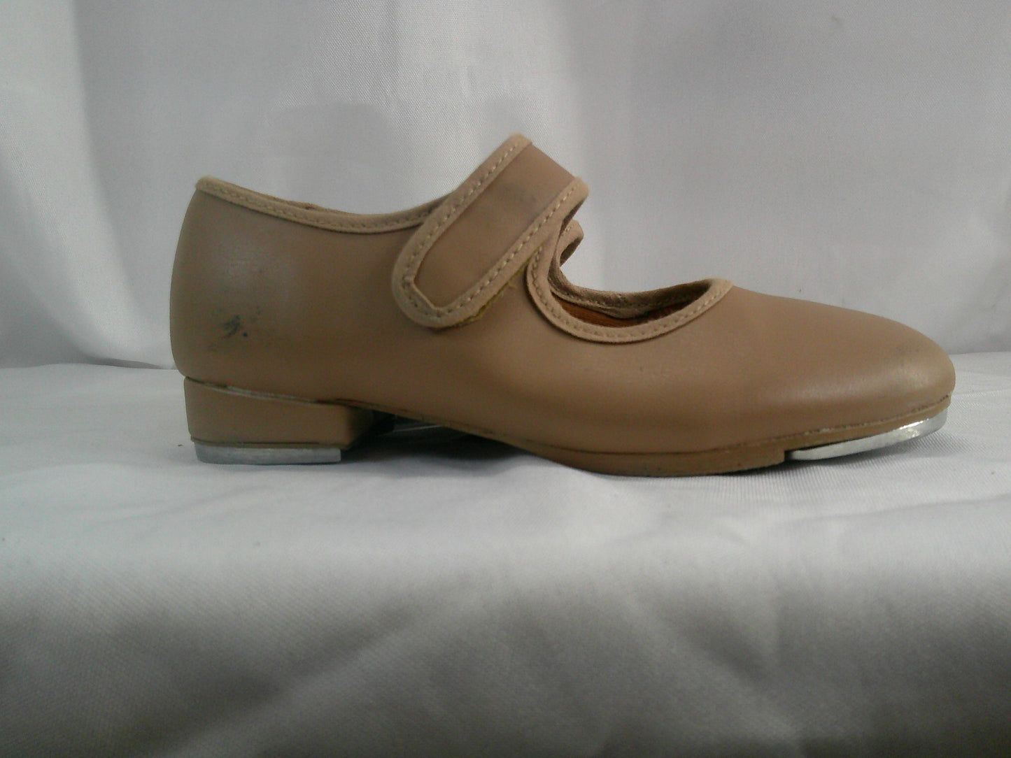 Pre-Owned Tap Shoes SoDanca Kids 11M Mary Jane Leather Loop Strap
