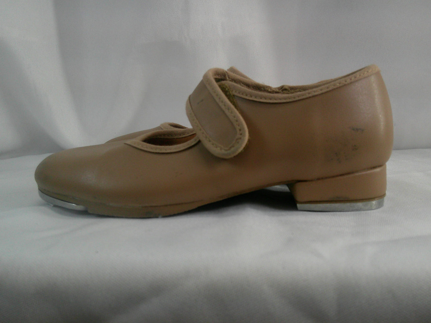 Pre-Owned Tap Shoes SoDanca Kids 11M Mary Jane Leather Loop Strap