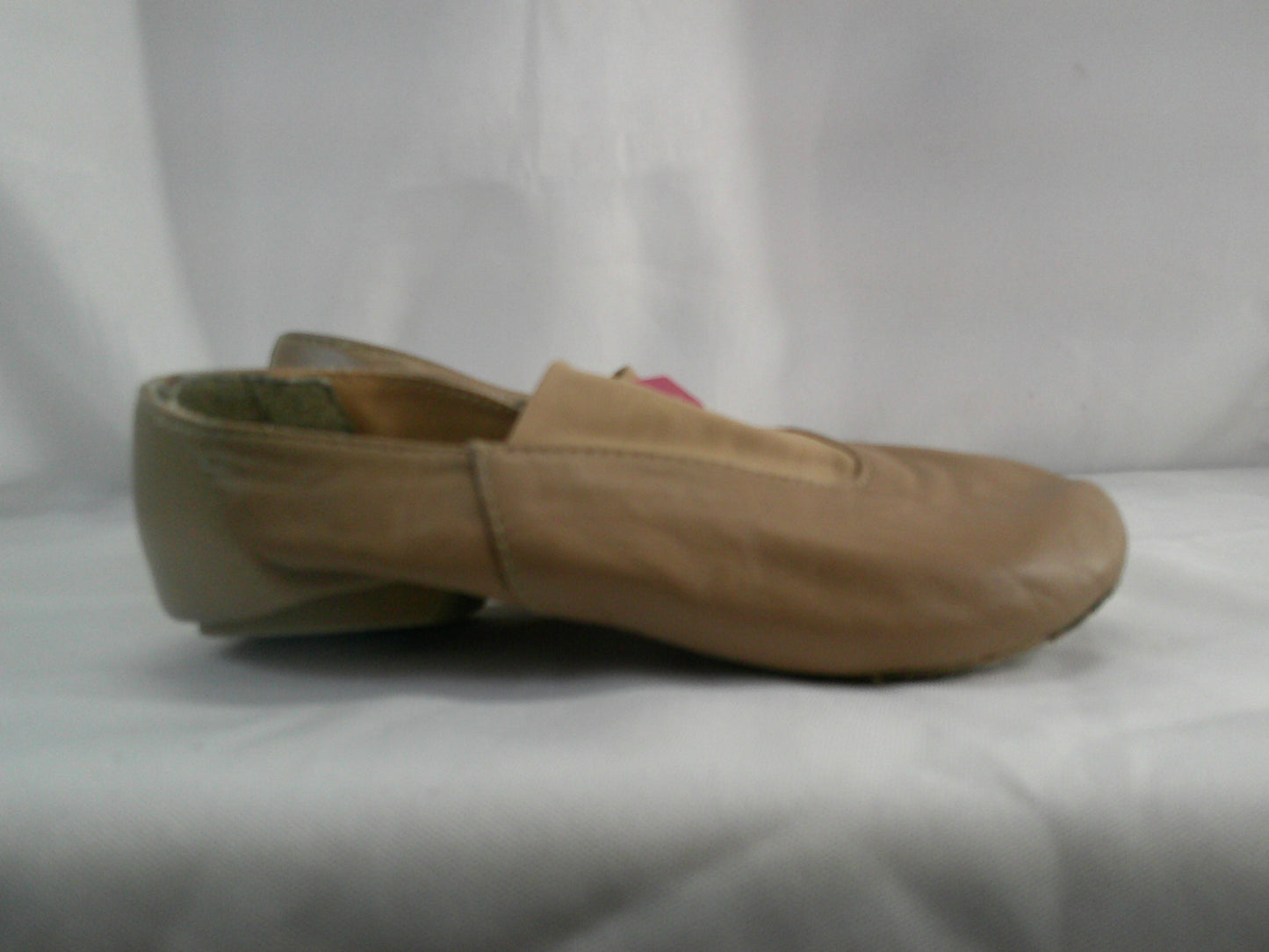 Pre-Owned Jazz Shoes Dancing Fair Big Kid 1M Top Elastic Leather Slip On