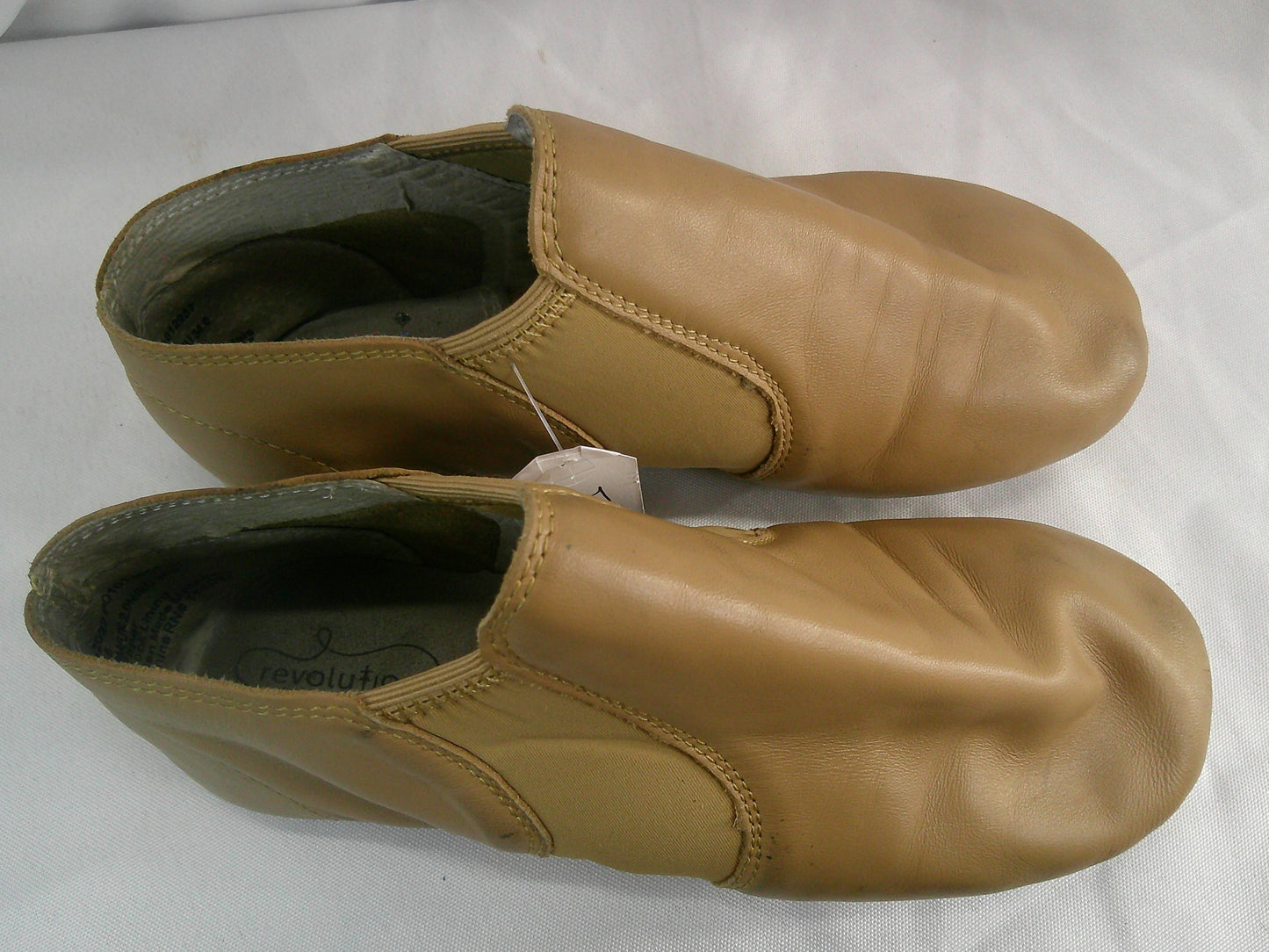 Pre-Owned Jazz Shoes Revolution Adult 2M Slip On Leather Split Sole