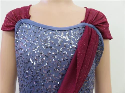 Pre-Owned Costume Weissman  8162 Medium Child Purple  Ballet Sequin