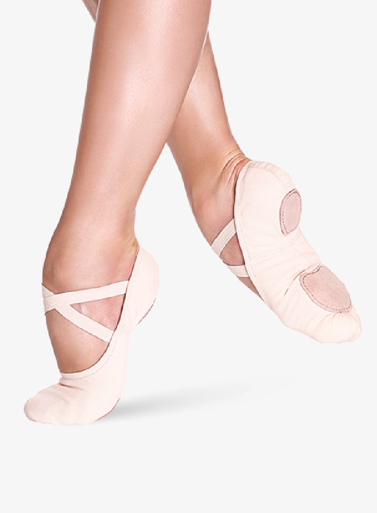 NEW Dance Ballet Shoes SoDanca SD16L Adult Sizes Stretch Canvas Pink