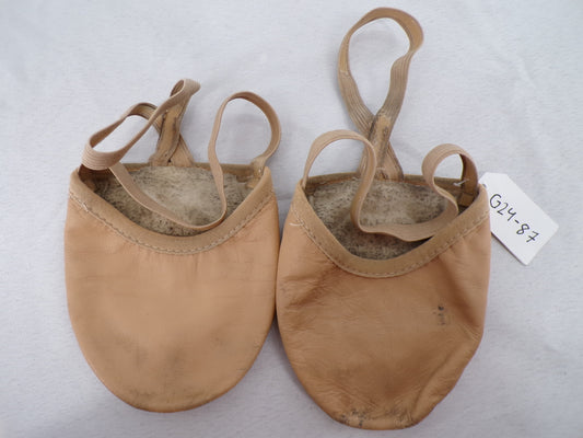 Pre-Owned Contemporary Shoes Bloch Adult Medium Turner Leather Elastic Suede