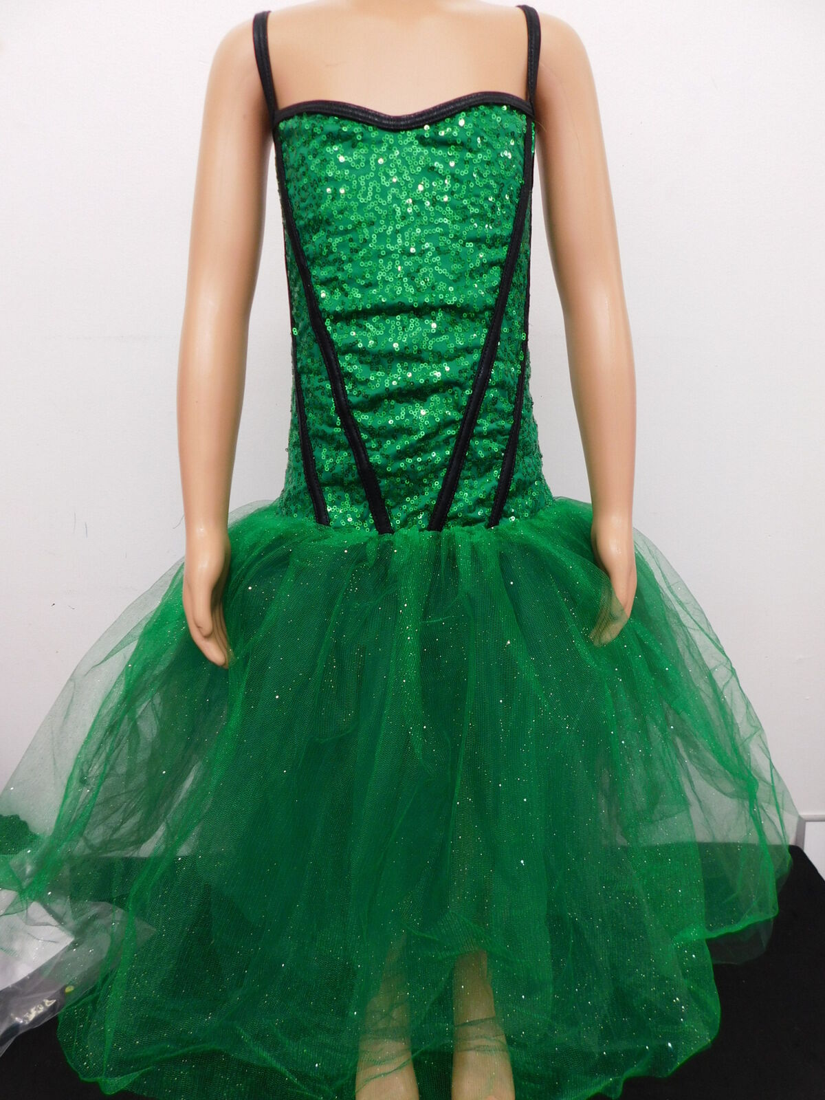 Pre-Owned Costume Curtain Call  E781 Large Child Kelly Green  Ballet