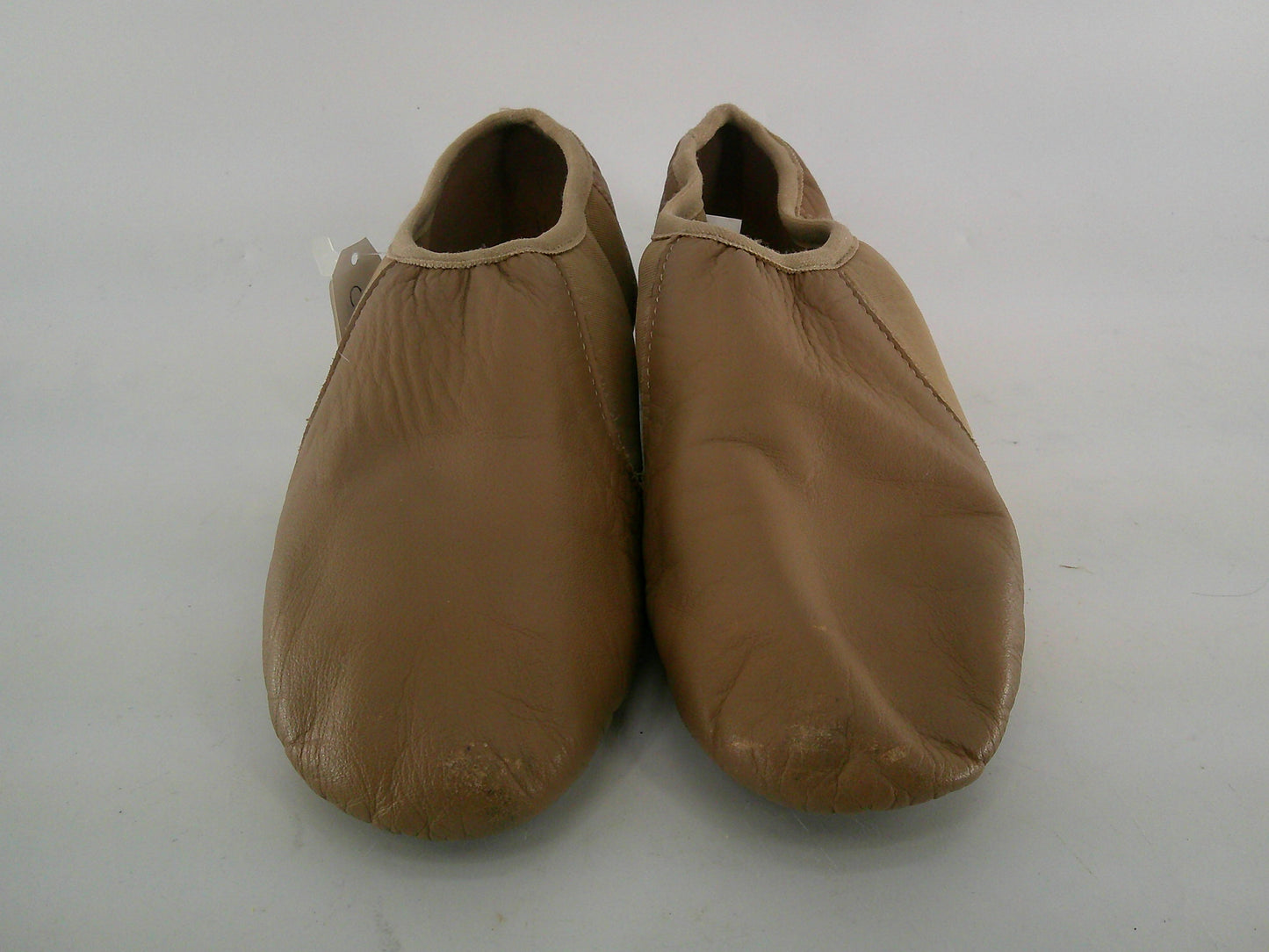 Pre-Owned Jazz Shoes DanzNMotion Adult 7M Stretch Leather Pull On Split Sole