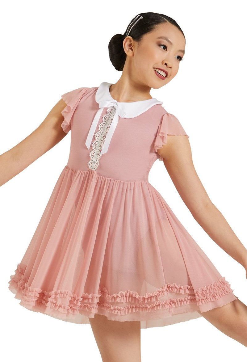Pre-Owned Costume Weissman 11931 XS Child Pink Dress Lyrical