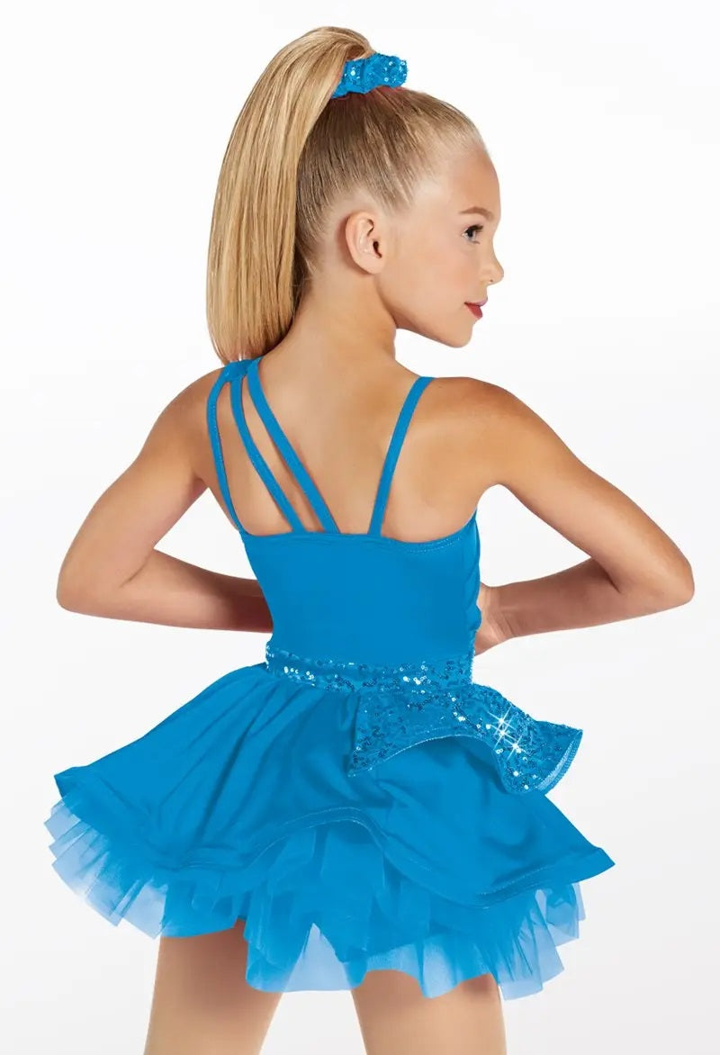 Pre-Owned Costume Weissman 12417 XL Child Pink Sparkle Jazz Sequins