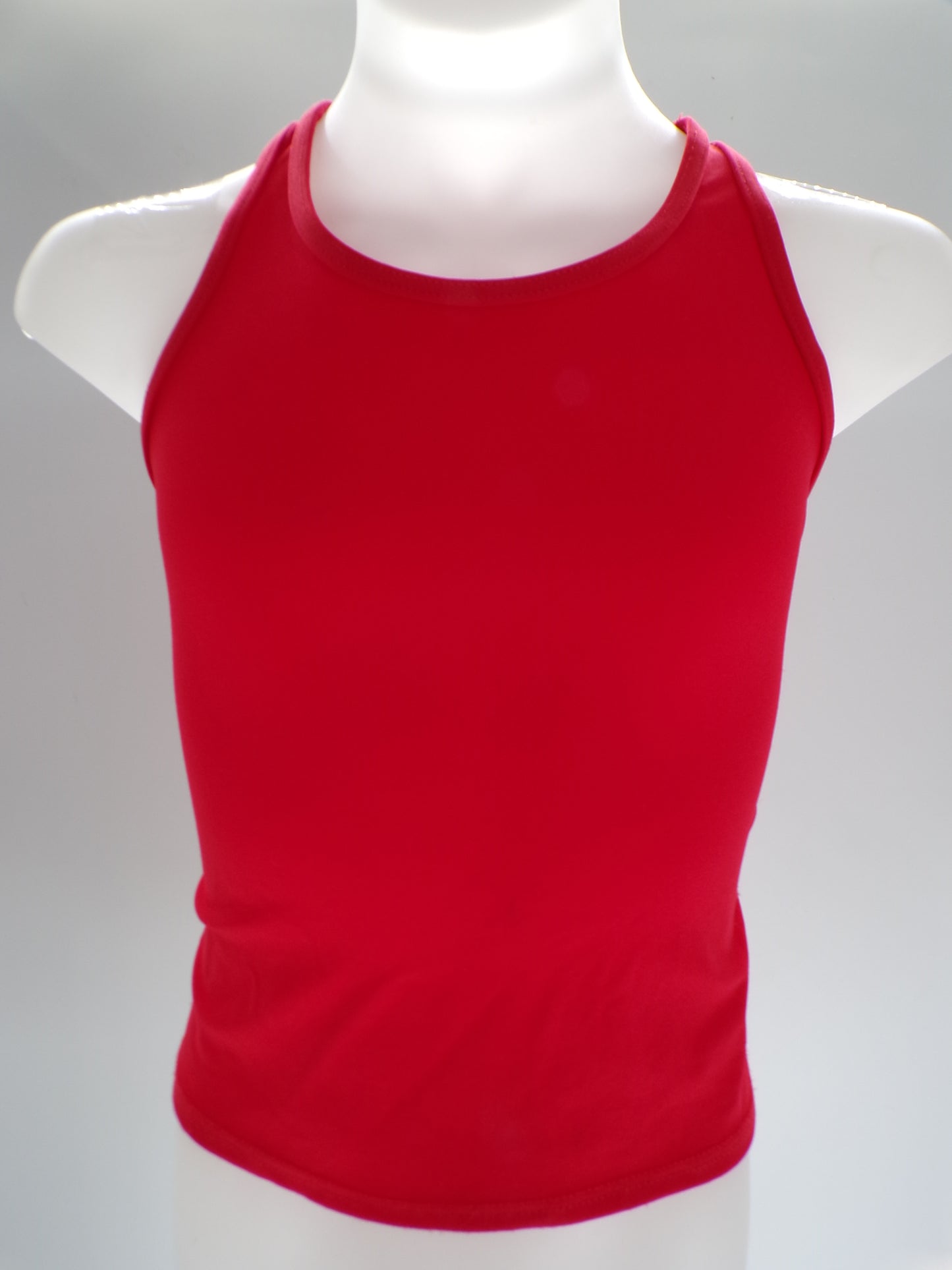 Pre-Owned Tank Top Body Wrappers   Large Child Red  Jazz Tap Hip Hop