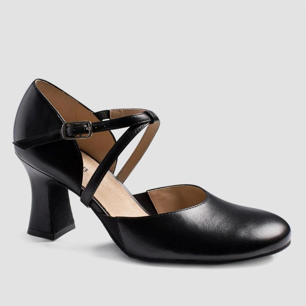 NEW Adult Ballroom Shoes So Danca SD142 Charity 2.5" Heel Cross Straps