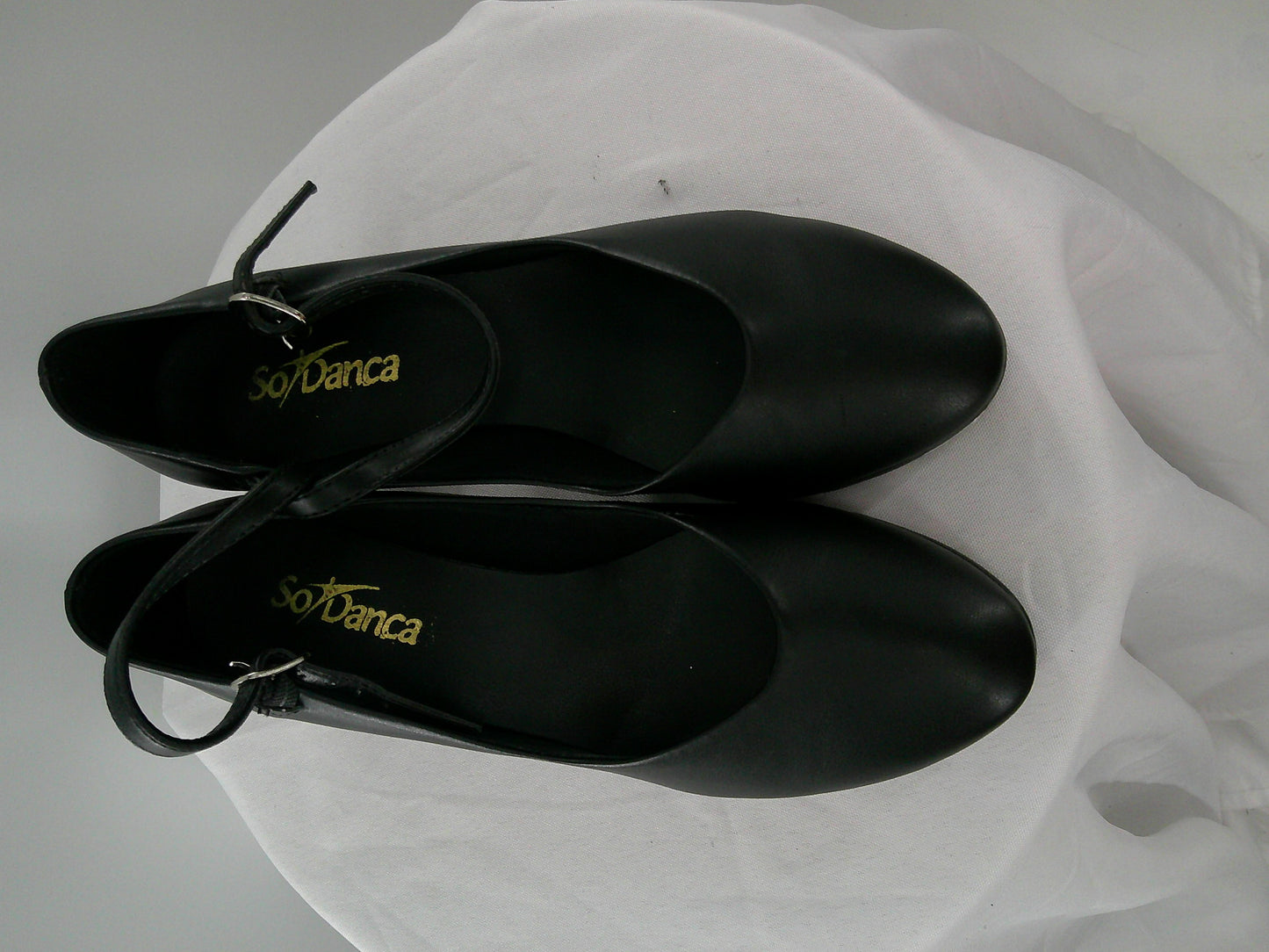 Pre-Owned Tap Shoes SoDanca Adult 5M  Leather Buckle