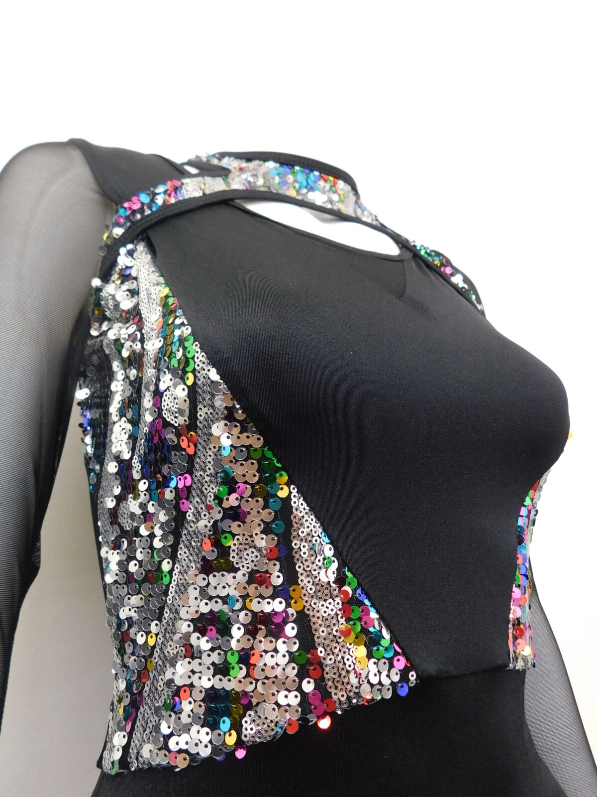 Pre-Owned Costume Curtain Call J5494 XL Child Black  Jazz
