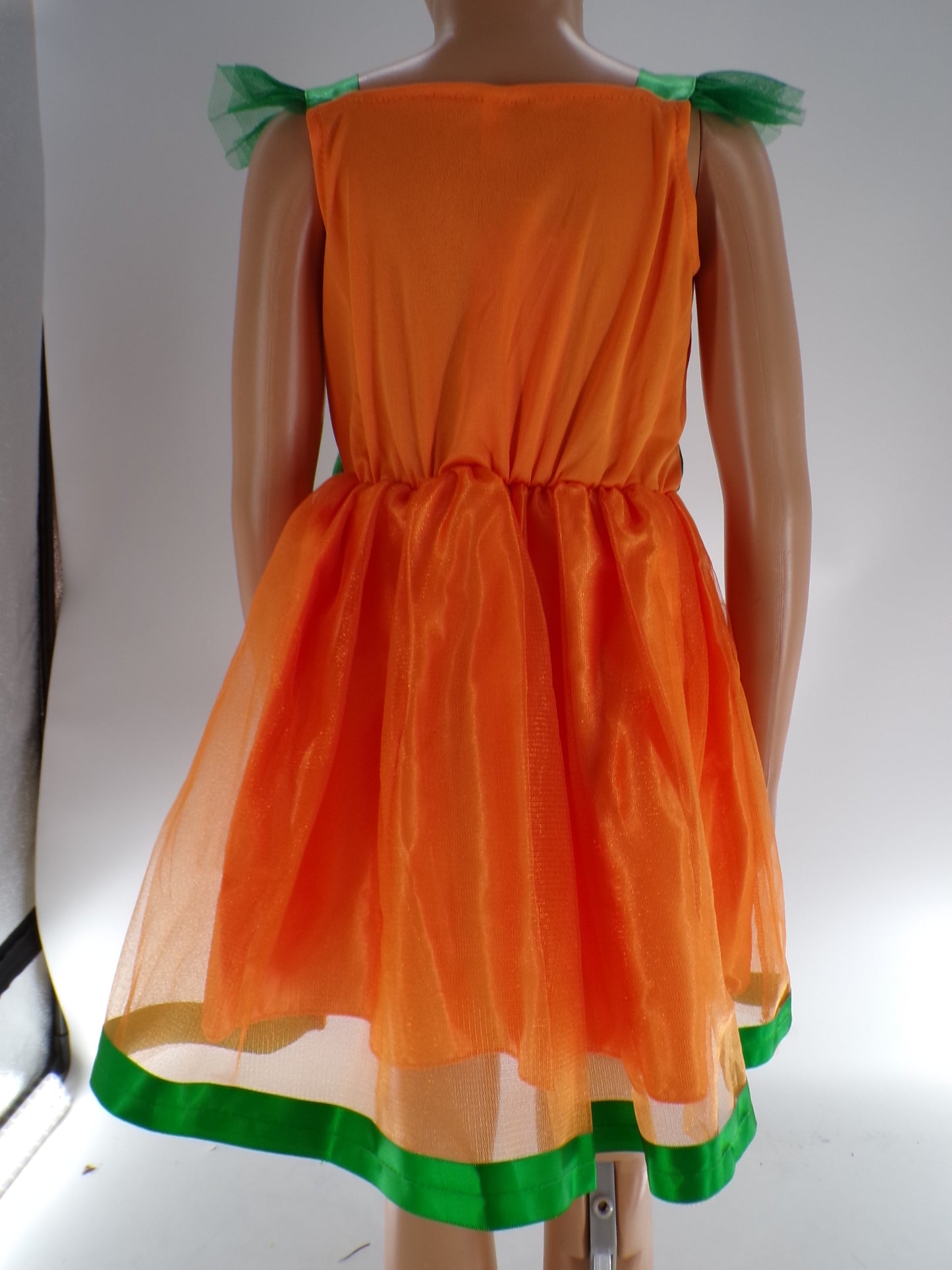 Pre-Owned Costume Relibeauty Small Child Orange Jazz Halloween Pumpkin