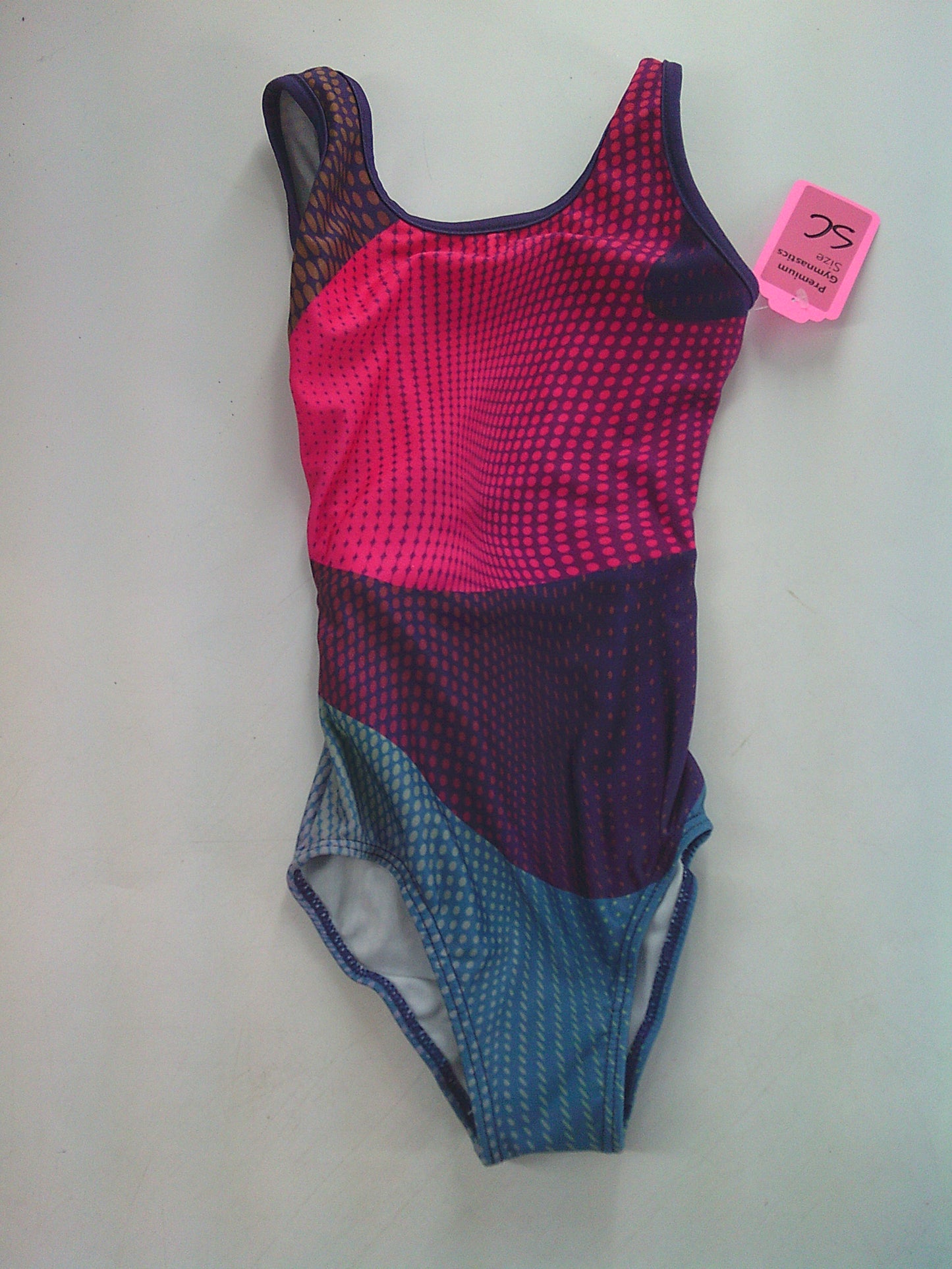 Pre-Owned Leotard So Danca   Small Child Purple Pink  Acro Tumbling