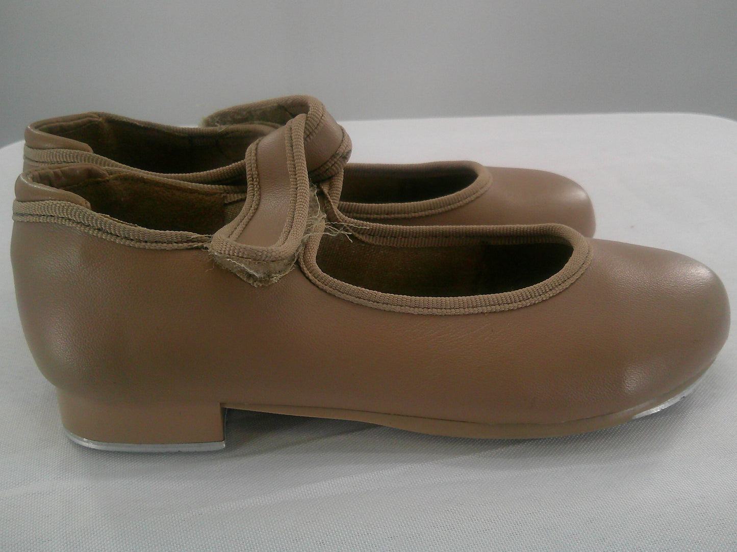 Pre-Owned Tap Shoes Danshuz Kids 11.5M Mary Jane Leather Loop Strap Student