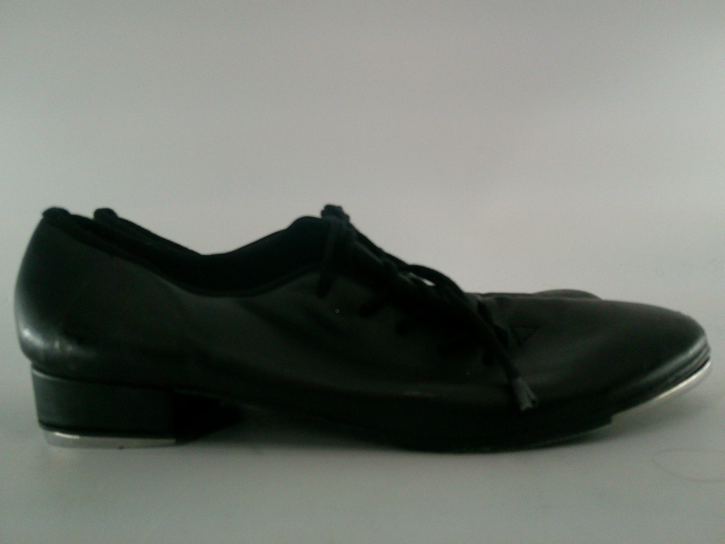 Pre-Owned Tap Shoes SoDanca Adult 9M Oxford Leather Lace Up Student