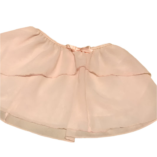NEW Ballet Skirt XS Child 4/5 Lt Pink Freestyle Elastic Waist and Bow