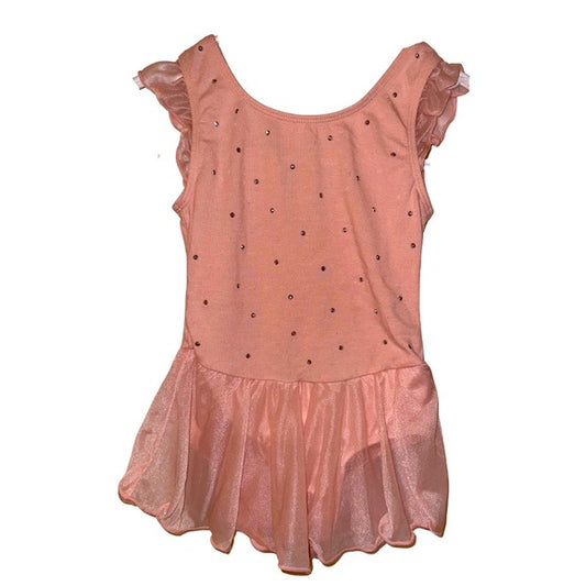 Pre-Owned Leotard Dress More Than Magic Small Child Pink Sparkle Ballet Tap