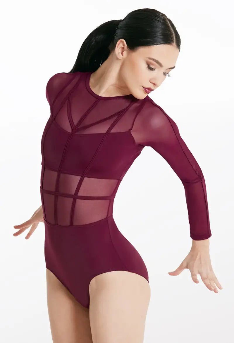 Pre-Owned Leotard Weissman MT10574 White Int Child 6x-7 Costume Base or Class