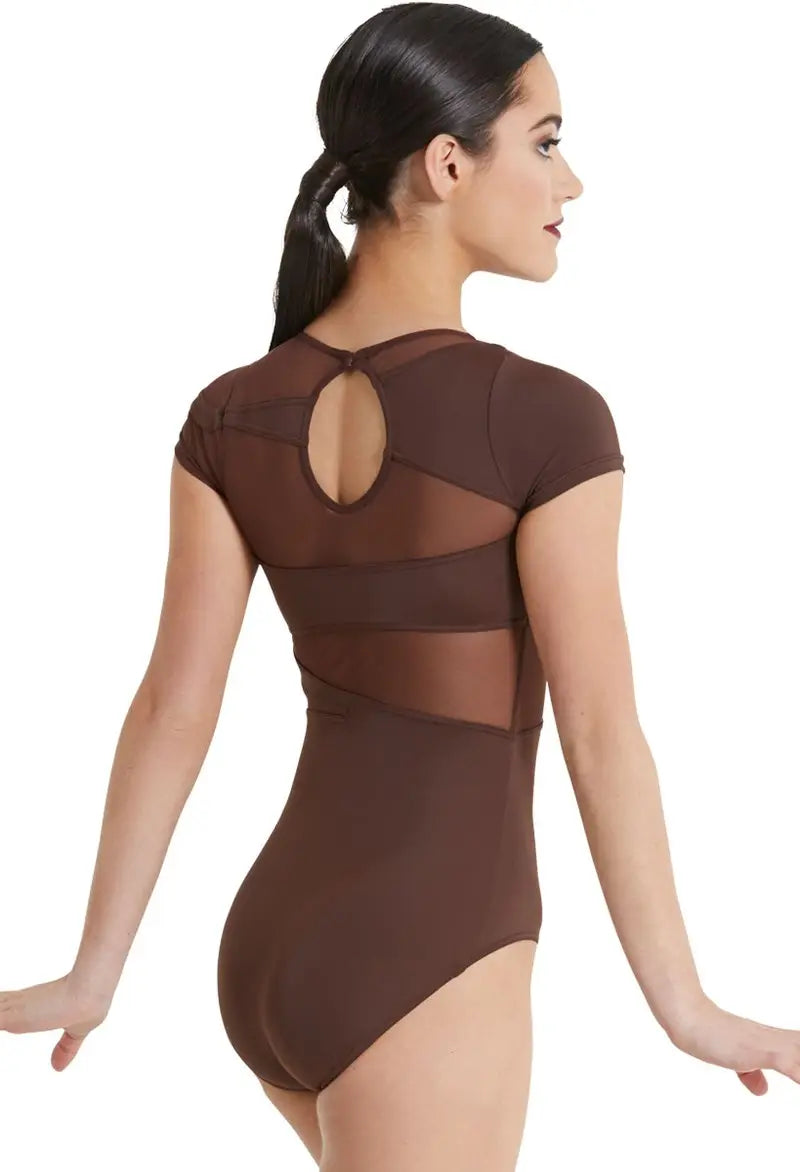 Pre-Owned Costume Leotard Weissman MT10406 Medium Adult White Contemporary Jazz