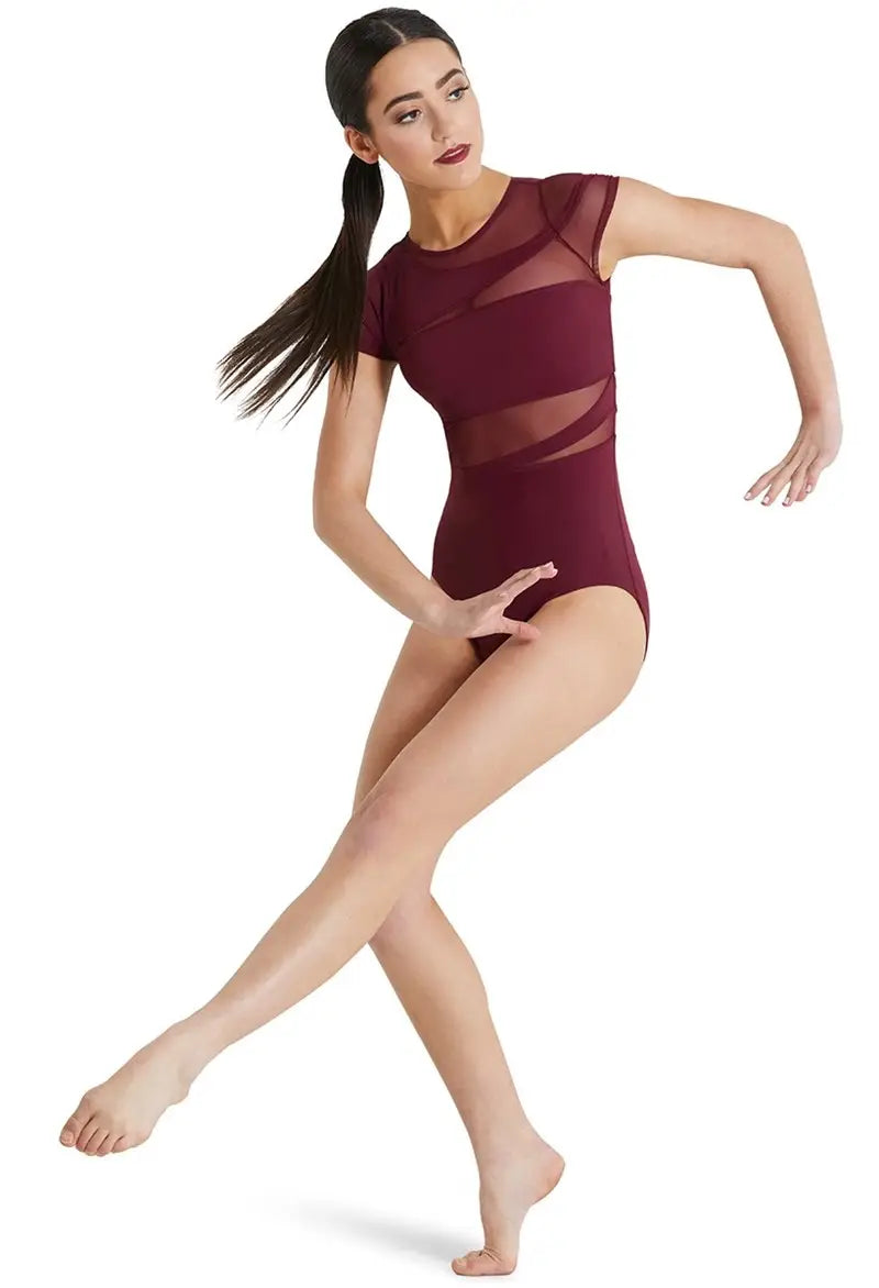 Pre-Owned Costume Leotard Weissman MT10406 Medium Adult White Contemporary Jazz