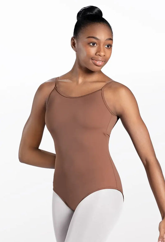 Pre-Owned Leotard Balera MT12457 Cami Pinch Leotard Brown Medium Adult Ballet