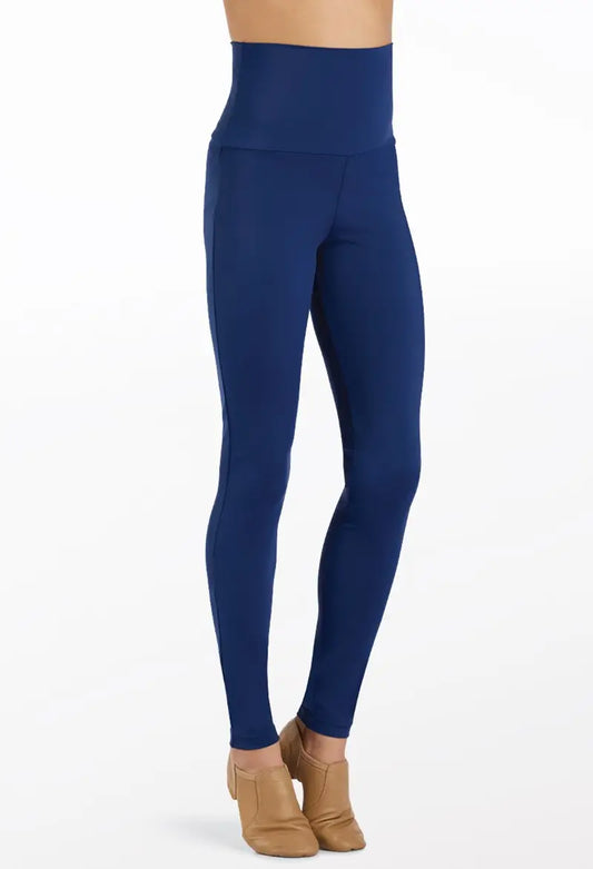 Pre-Owned Leggings Balera  MT7447 Small Adult Navy Blue Lycra Jazz Modern